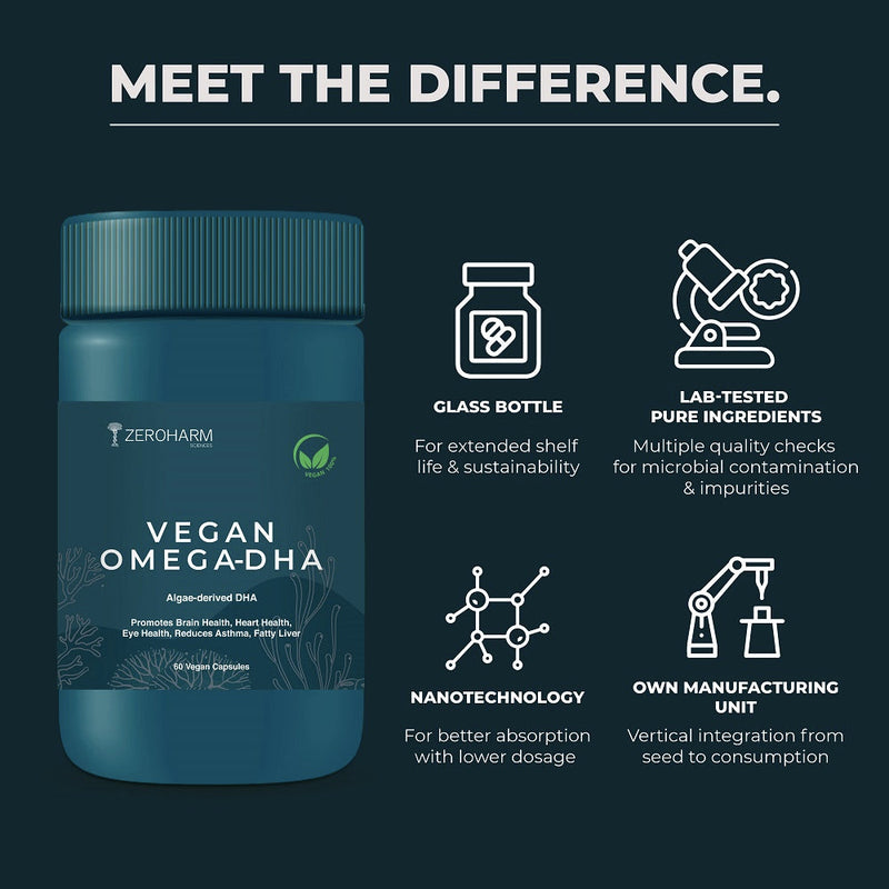 Vegan Omega 3 DHA Capsules