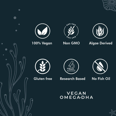 Vegan Omega 3 DHA Capsules