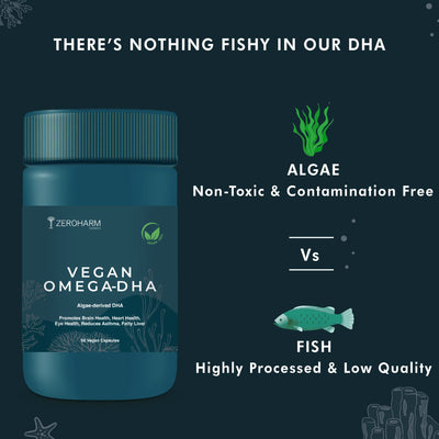 Vegan Omega 3 DHA Capsules