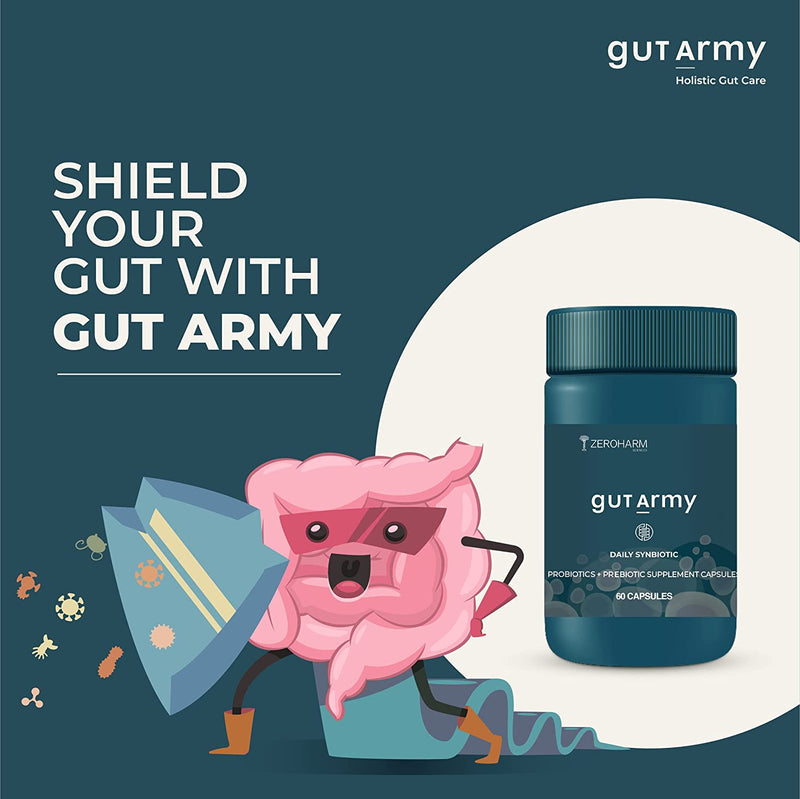 Gut Army - Prebiotic & Probiotic Capsules